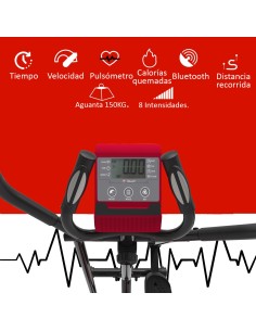 Bicicleta eliptica para casa personas sobrepeso soporta hasta 150 kgs