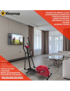 Bicicleta eliptica para casa personas sobrepeso soporta hasta 150 kgs