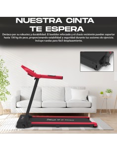 Cinta de Andar y Correr motor electrico 1500W plegable compacta