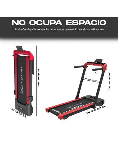 Cinta de Correr y Andar 2 en 1 - Motor 2000W - Nuevo Diseño - Plegable