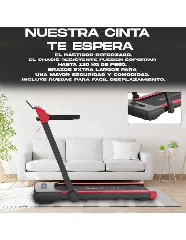 Cinta de Correr y Andar 2 en 1 - Motor 2000W - Nuevo Diseño - Plegable