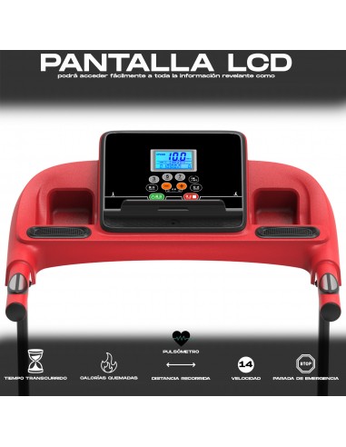 Cinta de Andar Correr Trotar Plegable con Motor Eléctrico 1500W - Aguanta 150 kgs - Velocidad 1-14km T12D1