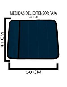 Accesorio extensor para faja abdominal Presoterapia Cierre Velcro