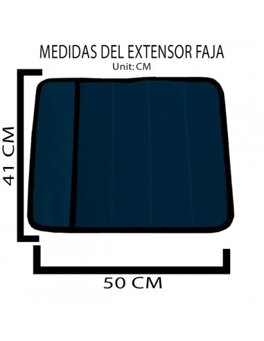 Accesorio extensor para faja abdominal Presoterapia Cierre Velcro