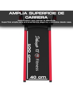 Cinta de Correr Plegable 1000W Deluxe13 T12F1 | Andar y Correr 1-12 km/h