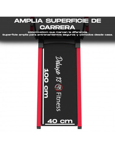 Cinta de Correr Plegable 1000W Deluxe13 T12F1 | Andar y Correr 1-12 km/h