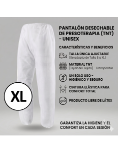 Pantalones Desechables para Presoterapia | Pack 10 unidades