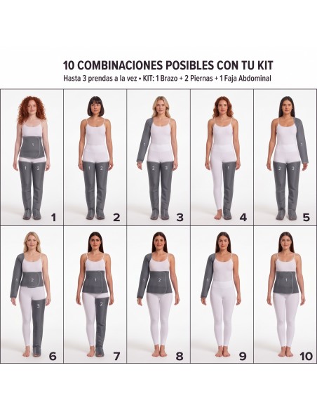 Maquina Masaje por aire Presoterapia PRO+ 6 Cámaras