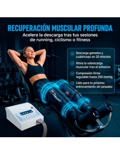Máquina de Presoterapia Completa en Casa PRO -  Hasta 250 mmhg