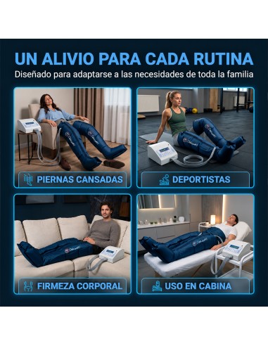 Máquina de Presoterapia Completa en Casa PRO -  Hasta 250 mmhg