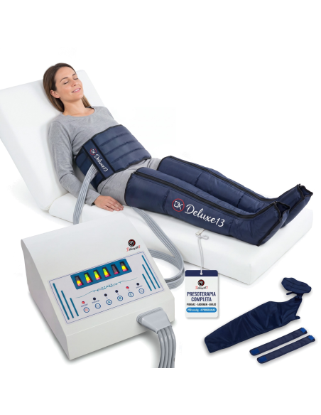 Máquina de Presoterapia Completa | Altas Prestaciones con Procesador | Deluxe13 | 3 intensidades