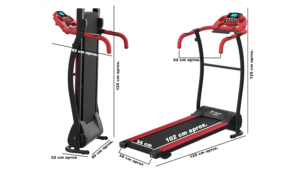 Cinta de correr y andar plegable eléctrica 1000W Deluxe13 soporta 150kg