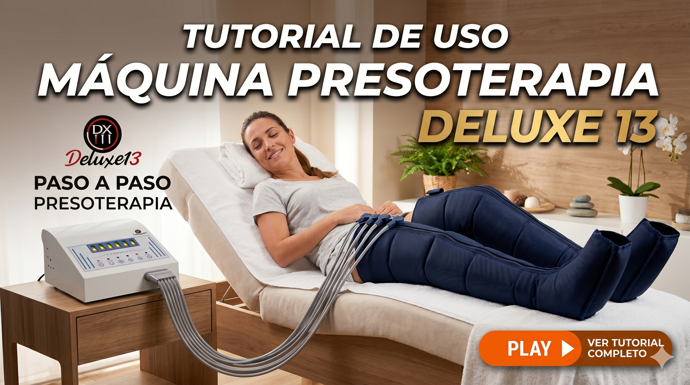 Cómo conectar tu maquina presoterapia de 4 canales